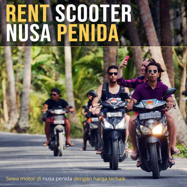 Rental motor nusa penida